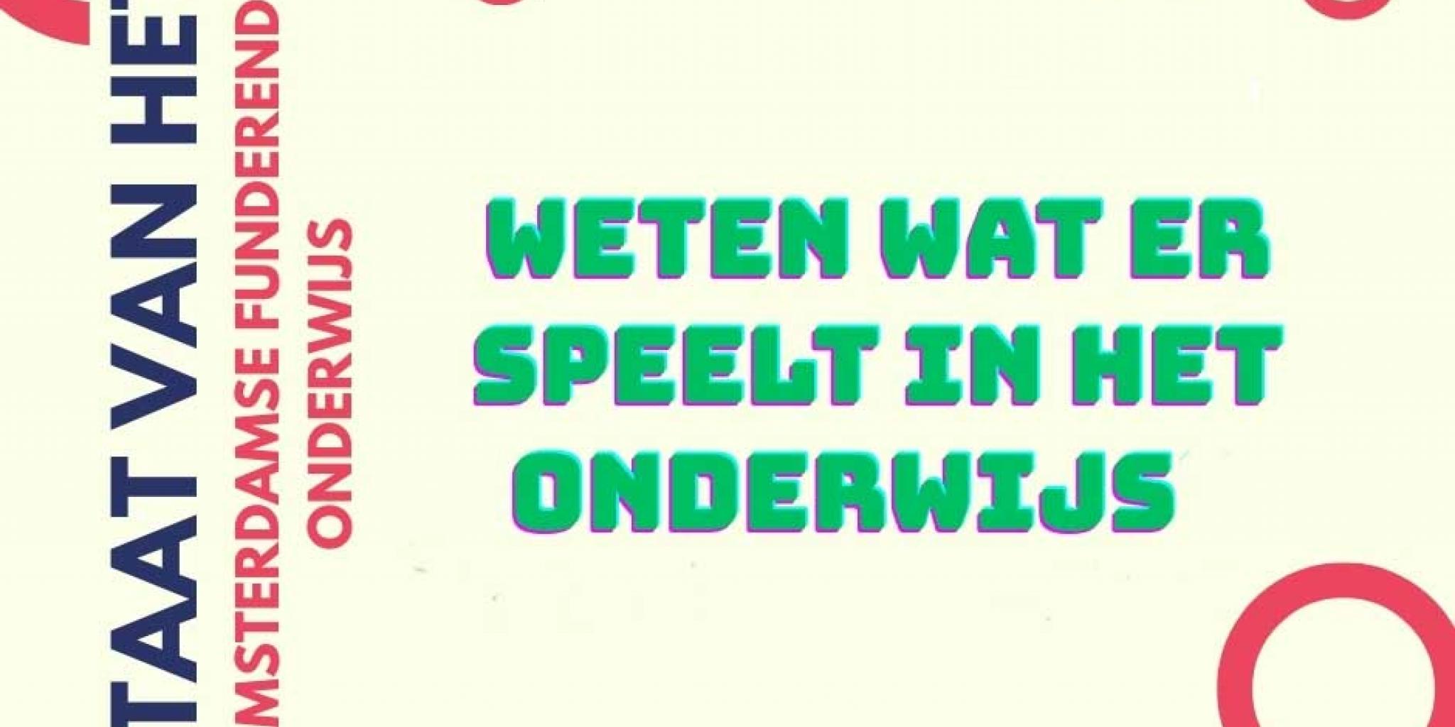 Staat van het onderwijs 2026